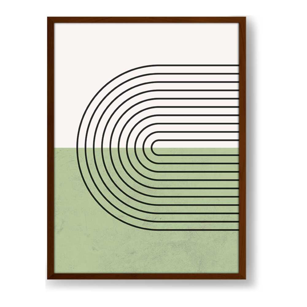 Kiran - Valipa - Geometric Harmony 9 - Framed Canvas