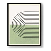 Kiran - Valipa - Geometric Harmony 9 - Framed Wall Art