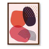 Kiran - Valipa - Colorful Shapes 1 - Framed Canvas