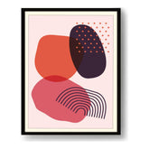 Kiran - Valipa - Colorful Shapes 1 - Framed Wall Art