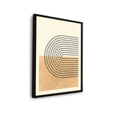 Curved Lines - Framed Wall Art