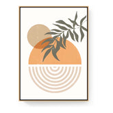 Organic Geometry - Floating Framed Canvas