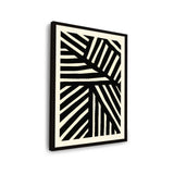 Monochrome Stripes - Framed Wall Art