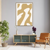 Organic Shapes - Floating Framed Canvas