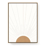 Radiant Dawn Captures - Floating Framed Canvas