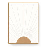 Radiant Dawn Captures - Floating Framed Canvas