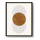 Rhythmic Circles - Framed Wall Art