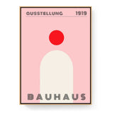 Bauhaus Exhibition-1919 - Floating Framed Canvas