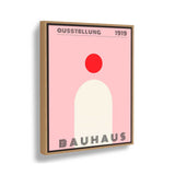 Bauhaus Exhibition-1919 - Floating Framed Canvas