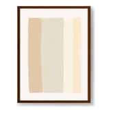 Soft Earth Tones - Framed Canvas