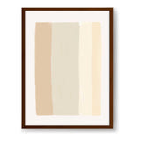 Soft Earth Tones - Framed Canvas