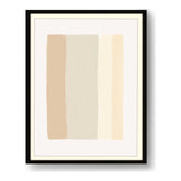 Soft Earth Tones - Framed Wall Art