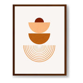 Geometric Harmony2 - Framed Canvas