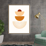 Kiran - Valipa - Geometric Harmony2 - Floating Framed Canvas