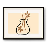 Flower Vase - Framed Wall Art