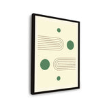 Geometric Harmony Shapes - Framed Wall Art