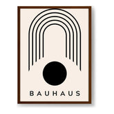 Bauhaus Arches - Framed Canvas