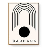 Bauhaus Arches - Floating Framed Canvas