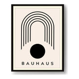 Bauhaus Arches - Framed Wall Art