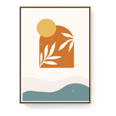 Harmonious Nature - Floating Framed Canvas