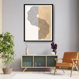 Wavy Fields - Framed Wall Art