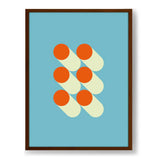 Geometric Shapes In Harmony - Framed Canvas