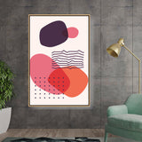 Kiran - Valipa - Abstract Shapes And Lines 2 - Floating Framed Canvas
