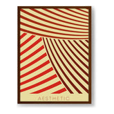 Aesthetic Lines - Framed Canvas