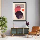 Abstract Shapes And Lines1 - Framed Wall Art