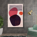 Kiran - Valipa - Abstract Shapes And Lines1 - Wall Canvas