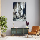 Shirdi Sai Baba Original Photo - Acrylic Wall Photo
