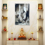 Shirdi Sai Baba Original Photo - Acrylic Wall Photo