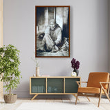 Shirdi Sai Baba Original Photo - Framed Canvas