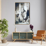 Shirdi Sai Baba Original Photo - FLOATING FRAME