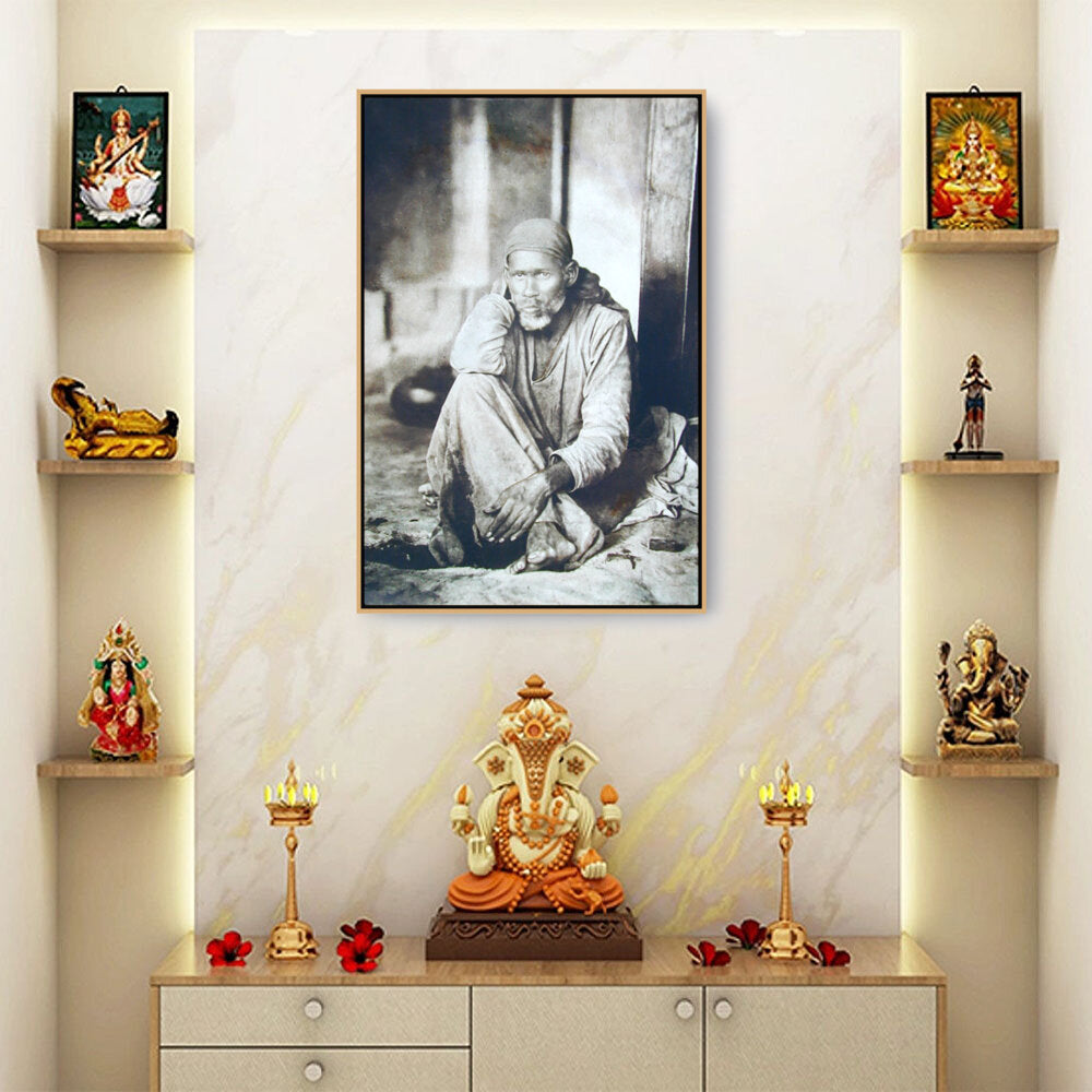 Amazon - Seller - Shirdi Sai Baba Original Photo - FLOATING FRAME