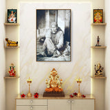 Shirdi Sai Baba Original Photo - FLOATING FRAME