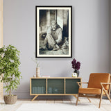 Shirdi Sai Baba Original Photo - WALL MOUNT FRAME