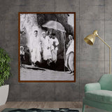 Shiridi Sai Baba - Framed Canvas