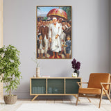 Sai Baba Procession - FLOATING FRAME