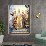 Seetharama Lakshmana Hanuman - FLOATING FRAME