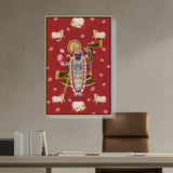 ShrinathJiPichwai_Cows - FLOATING FRAME