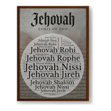 God Christ Jehovah - Framed Canvas