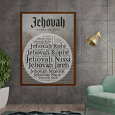 Amazon - Seller - God Christ Jehovah - Framed Canvas
