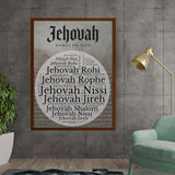 Amazon - Seller - God Christ Jehovah - Framed Canvas