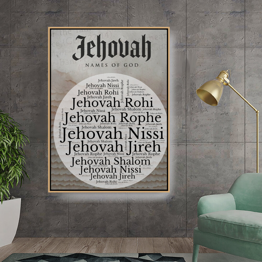 Amazon - Seller - God Christ Jehovah - FLOATING FRAME