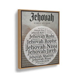 God Christ Jehovah - FLOATING FRAME