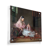 Girl In Muslin - Acrylic Wall Photo