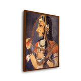 Bani Thani As Radha - Framed Canvas