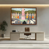 Samudra Manth - Framed Canvas