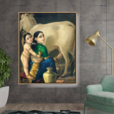Amazon - Seller - Yashoda And Krishna - FLOATING FRAME